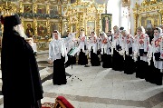 Певческая капелла "Классика" с Рождественским концертом  в мужском монастыре